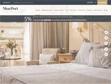 Tablet Screenshot of hotelmonport.com